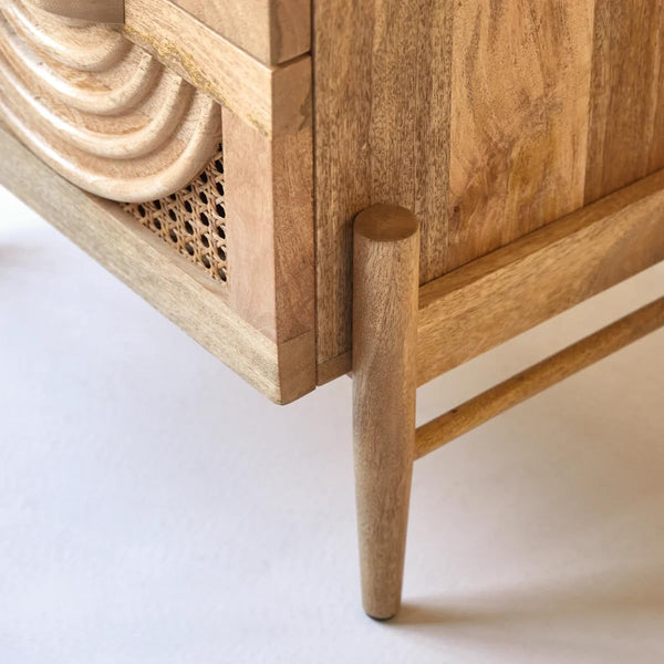Hobart Rattan Bedside Table - READY TO SHIP