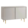 Modern Solid Wood Chest of 6 Drawer - Taupe Finish
