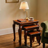 Balivanich Classic Sheesham Wood Set of 3 Side Table