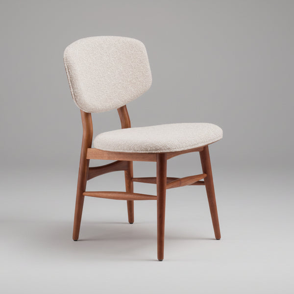 Balmain Solid Wood Dining Chair With Fabric
