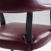 Balmoral Solid Wood & Leather armchair with armrests