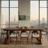 Baltimore Acacia Wood Dining Table Set - All Sizes