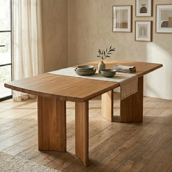 Classic Solid Wood Rectangle Dining Table