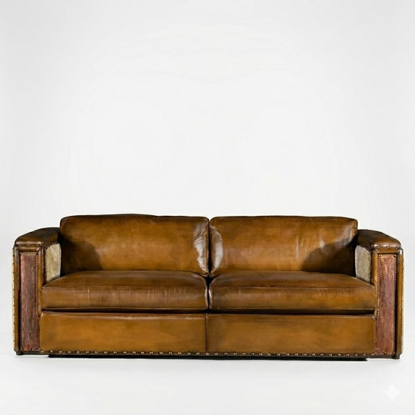 Barca 3 Seater Leather Sofa