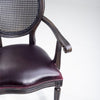 Bardon Classic Solid Wood Rattan Arm Chair