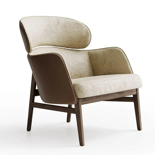 Barker Modern Armchair With Armrest And Headrest