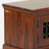 Bassonia Sheesham Wood Bench In Honey Oak Finish
