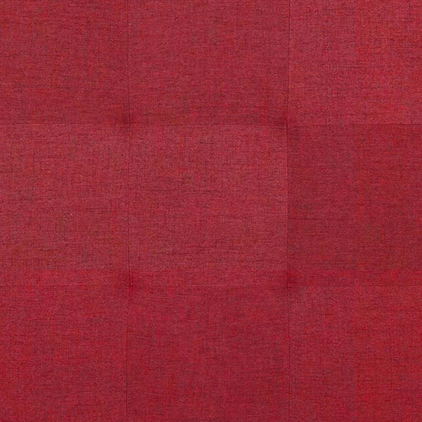 Bathurst Solid Wood Ottoman in Blood Maroon Colour