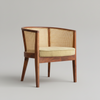 Benalla Rattan Acacia Wood Arm Chair