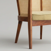 Benalla Rattan Acacia Wood Arm Chair
