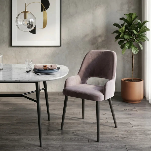 Benalla Solid Wood With Fabric Dining Chair