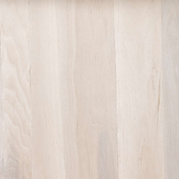 Modern Solid Wood Dining Table In Light White Finish