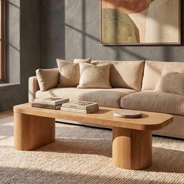 Berkeley Oak Wood Coffee Table