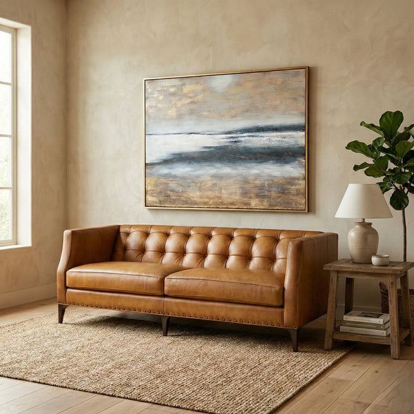 Berlin 3 Seater Leather Sofa