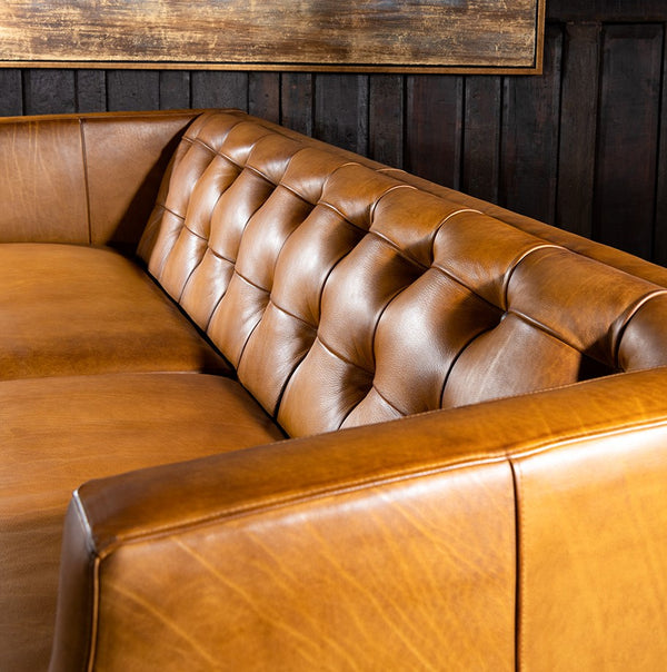 Berlin 3 Seater Leather Sofa