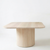 Bilbao Oak Wood Square Dining Table
