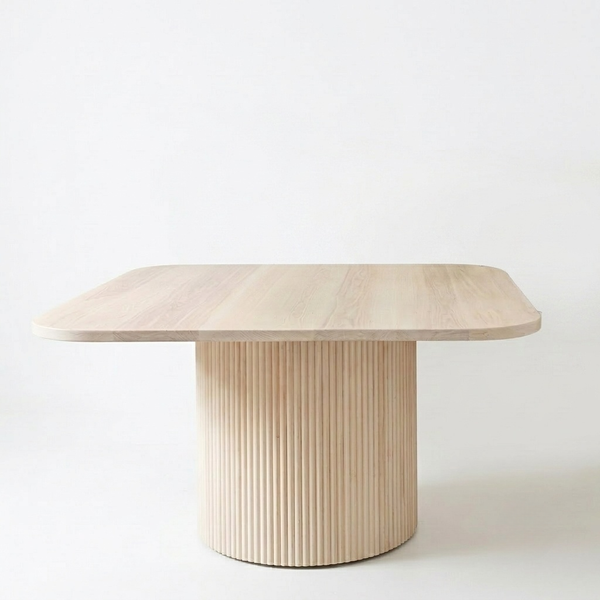 Bilbao Oak Wood Square Dining Table