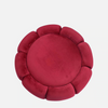 Bizana Tulip Fabric Ottoman in Red Colour