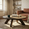 Blackall Round Oak Wood Coffee Table