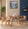 Bombay 2 Seater Compact Dining Table Set - READY TO SHIP