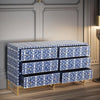 Bone Inlay Chest Of Drawers (Ikat)