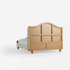 Bordeaux Solid Wood Rattan Bed -All Sizes