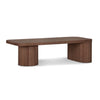 Boston Modern Clean Solid Wood Coffee Table