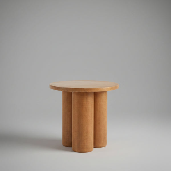 Bressay Classic Solid Wood End Table - Natural Finish