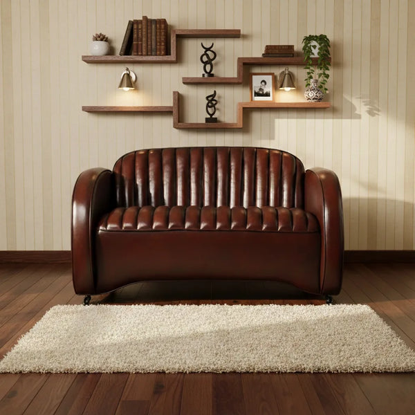 Brio Leather 2-Seater Sofa