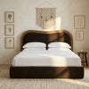 Modern design curve platform bed