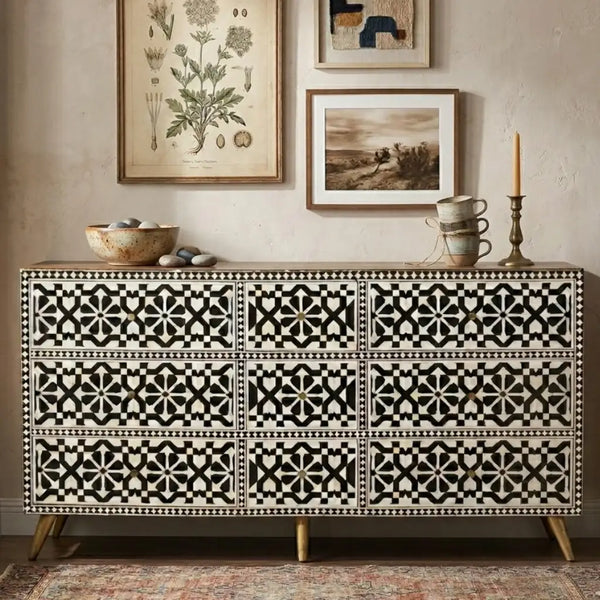 Bristol Acrylic Inlay Sideboard