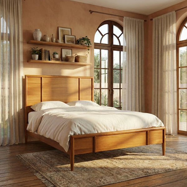 Brownsville Solid Acacia Wood Bed-All Sizes