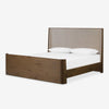 Bunbury Solid Oak Wood Platform Bed-All Sizes