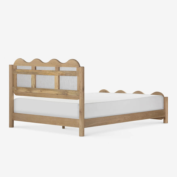 Burnie Solid Wood Platform Bed-All Sizes