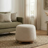 Cabimas Oak Wood Ottoman