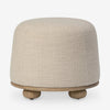 Cabimas Oak Wood Ottoman