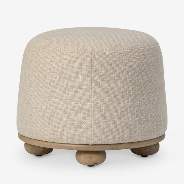 Cabimas Oak Wood Ottoman