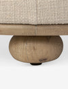 Cabimas Oak Wood Ottoman