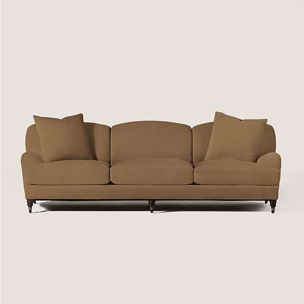 Cagliari Curved Velvet Sofa