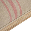 Cairns Khaki Wood Red Stripped Arm Chair