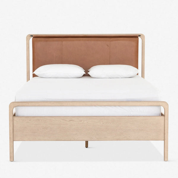 Canberra Leather Bed - All Sizes