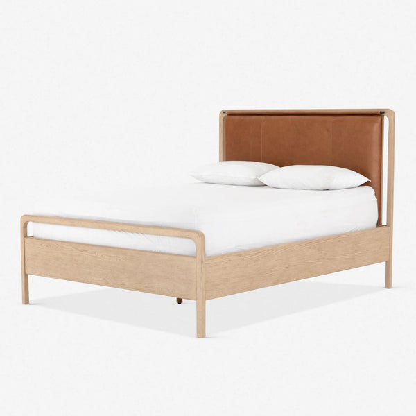 Canberra Leather Bed - All Sizes