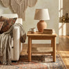Cardwell Teak Wood End Table