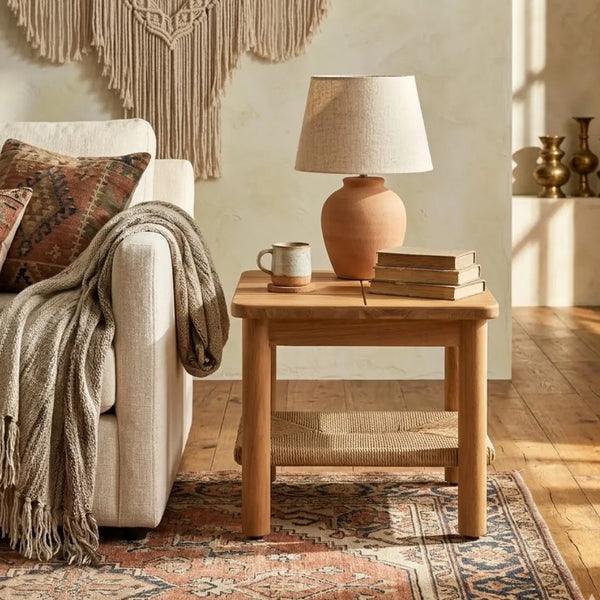Cardwell Teak Wood End Table