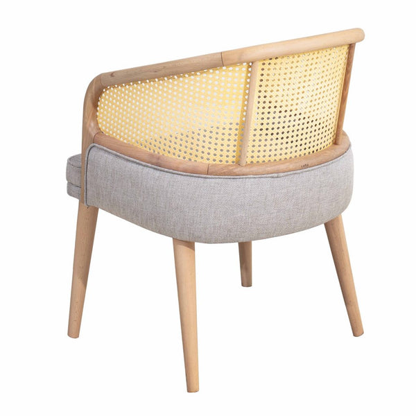 Carindale Rattan Solid Wood Arm Chair