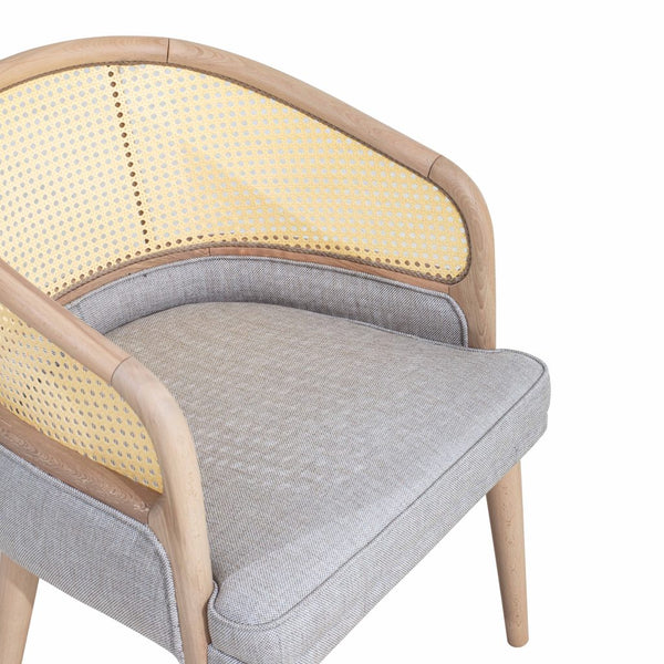 Carindale Rattan Solid Wood Arm Chair