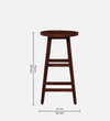 Carlisle Wooden Cafe Chair / Bar Stool - Honey Oak Finish