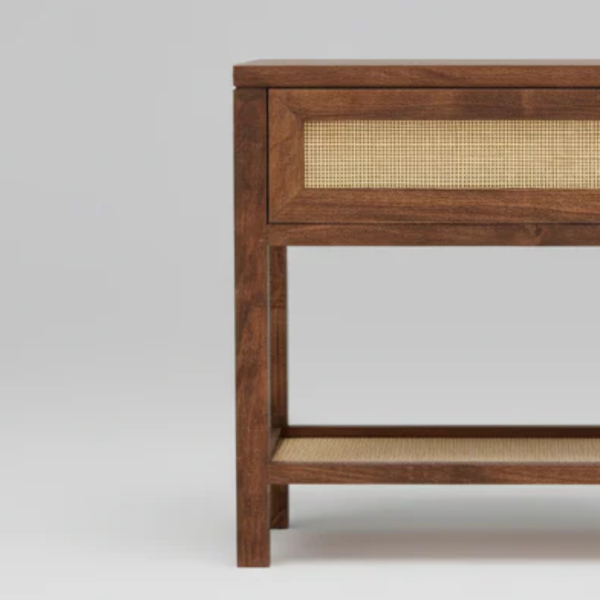 Carrollton Acacia Wood Nightstand Table