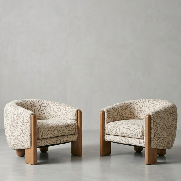 Casar Fabric Upholstered Accent Chair