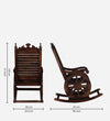 Ceres Sheesham Wood Rocking Chair in Provincial Teak Finish